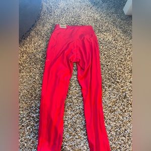 Pink, red bright leggings